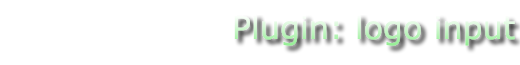 Plugin: logo input